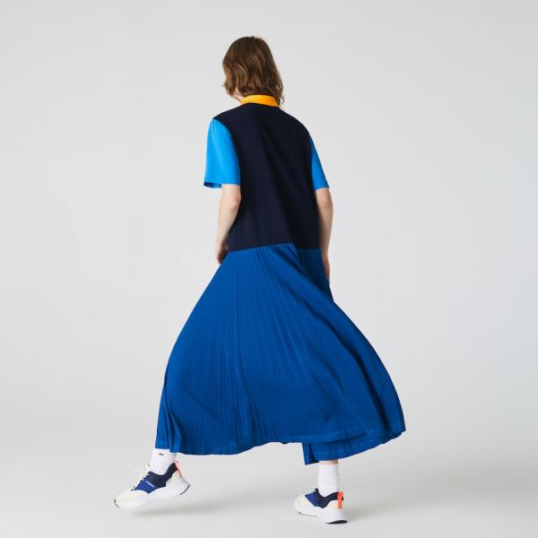 lacoste color block dress